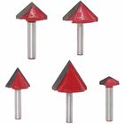 Tajam Cutting Edge Woodworking Router Bit V Groove Carbide Tipped Tools