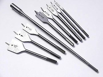 Mata Bor Kayu Shank Hexagonal Lapis Titanium Standar DIN 6-40mm