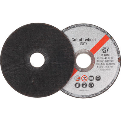 Resin Aluminium Oxide Abrasive Cutting Wheel untuk stainless steel