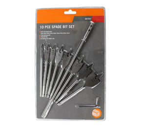 8pc Bits Bor Kayu Datar Set dengan Hex Shank dan Ekstensi