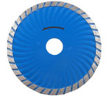 Gelombang Turbo Sintered Diamond Tip Saw Blade / Diamond Cutting Disc Untuk Beton