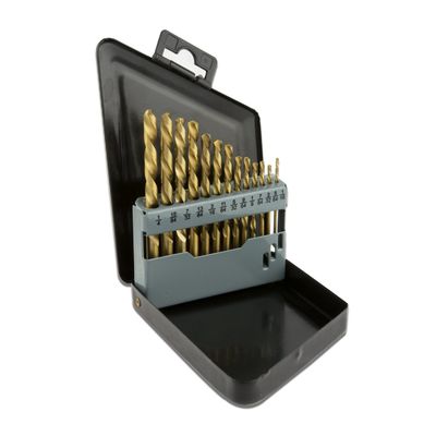 Set Mata Bor HSS Tangan Kiri dengan Lapisan Titanium Nitrida