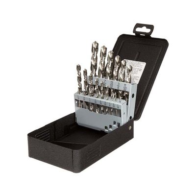 Mata Bor HSS Tangan Kiri DIN338 Amber Selesai Shank Lurus