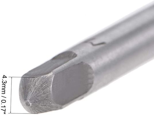 Mata Tap Tangan HSS M6 Ulir Metrik Pitch 1 Flute Lurus