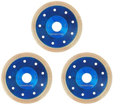 4.5 inci Diamond Saw Blade untuk Porcelain Tile Wet Cutting