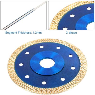 4.5 inci Diamond Saw Blade untuk Porcelain Tile Wet Cutting