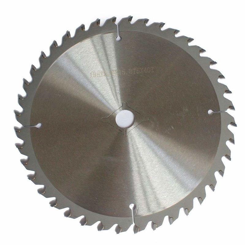 7-1/4 Inch 40 Gigi TCT Blade Circular Saw untuk Kayu keras dan lunak