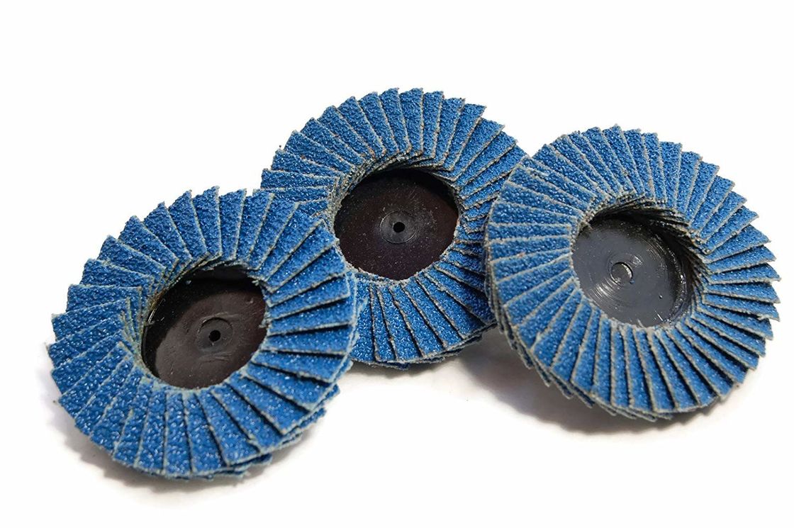 Cakram Amplas Zirkonia 4-7 Inci 40 60 80 Grit untuk Penggilingan Logam