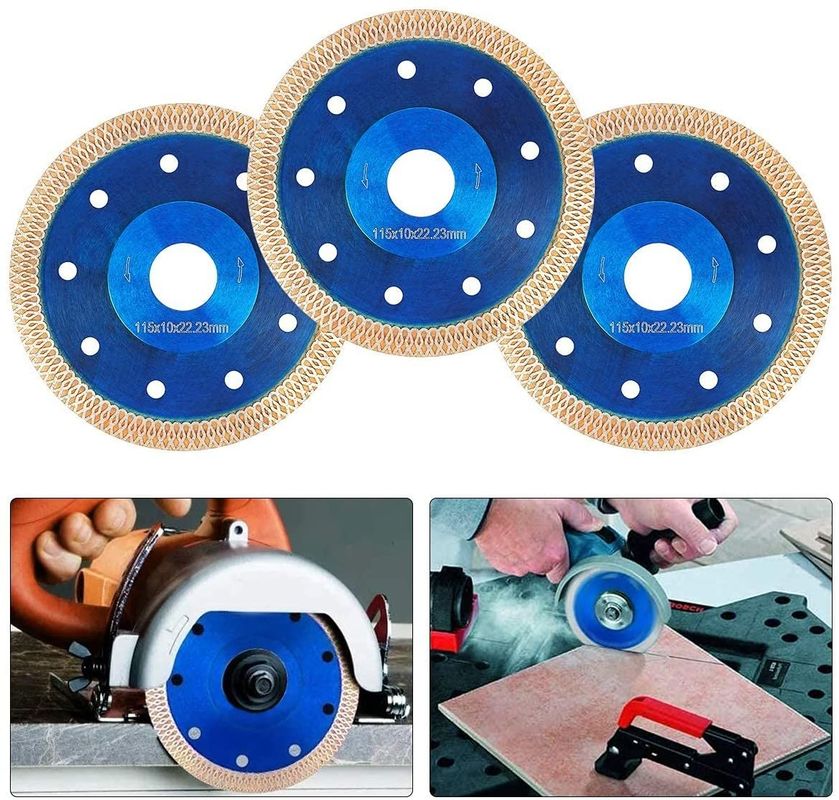 4.5 inci Diamond Saw Blade untuk Porcelain Tile Wet Cutting