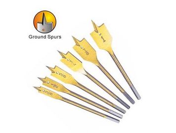 Bit bor kayu bekerja datar dengan Titanium dilapisi, Bit bor bawah datar untuk kayu