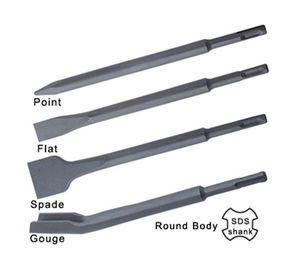 Mata Bor Beton / Batu Keras, Tipe Spade 40 Cr SDS Plus Bits Pahat
