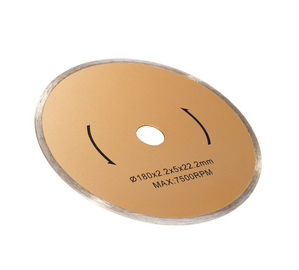 Continuous Rim Berlian Melihat Pisau Cold Press / Diamond Cutting Blades