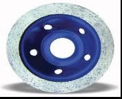Continuous Diamond Blade Grinding Wheel Untuk Porcelain Tile / Granite / Marble