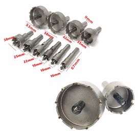 10pcs TCT Hole Saw Set Alloy Cutter untuk stainless steel