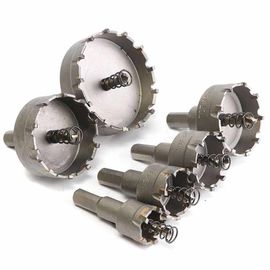6 pcs Tungsten Carbide Tipped Lubang Saw 22-65mm Sandblasted untuk Stainless Steel