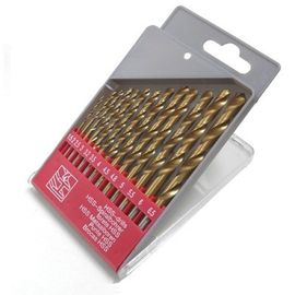 13 PCS Baja Kecepatan Tinggi HSS Putar Bor Bits Set Untuk Logam Dengan Ti-Coated