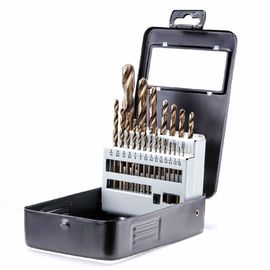 Cobalt Dilapisi 21pcs HSS Putar Bor Bit Set Untuk Logam / Besi / Stainless Steel