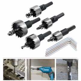 5 PCS 16-30mm HSS Lubang Saw Bor Bit Set, Logam Cutting Lubang Saw Set