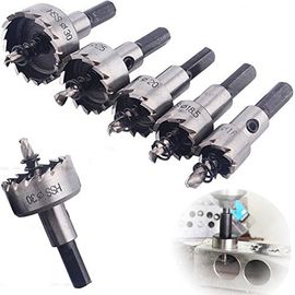 6 Buah Kit Gergaji Lubang HSS untuk Baja Tahan Karat 12mm-22mm