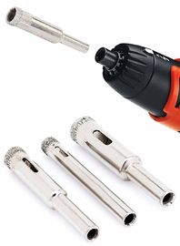 3 pcs Berlian Core Bit Kit / Diamond Grit Lubang Saw Set Untuk Memotong Marmer Keramik