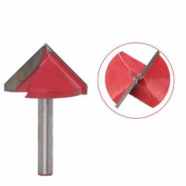 Bit Router V-Groove dengan ujung karbida untuk Aluminium Plastik Kayu
